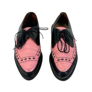 vtg Dr. Martens George Cox the original British pink black creeper 39/9 punk